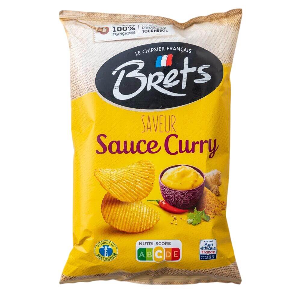 Brets Curry Sauce Crisps 125g